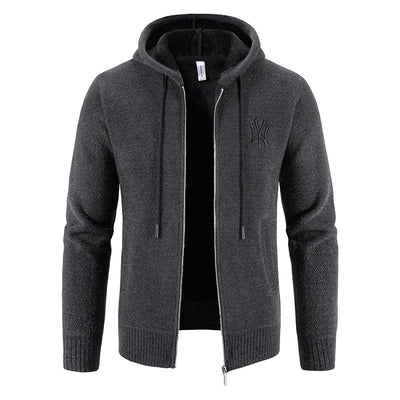 Men Hooded Sweaters Cardigans New Male Sweatercoats Jackets Winter Thicker Warm Sweaters Casual Cardigans Hoodies Cardigans 3XL