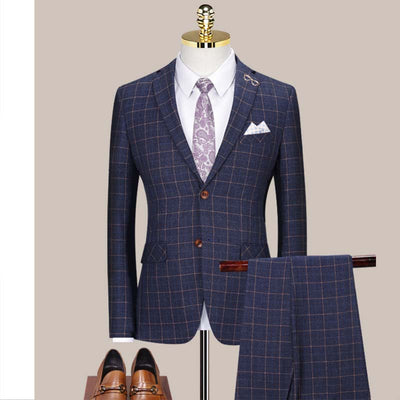 Custom Made Groom Wedding Dress Blazer Pants Business High-end Classic Dress Trousers SA05-67599