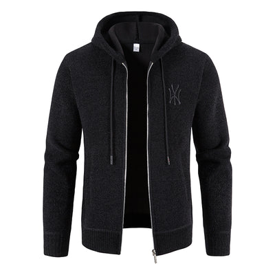 Men Hooded Sweaters Cardigans New Male Sweatercoats Jackets Winter Thicker Warm Sweaters Casual Cardigans Hoodies Cardigans 3XL
