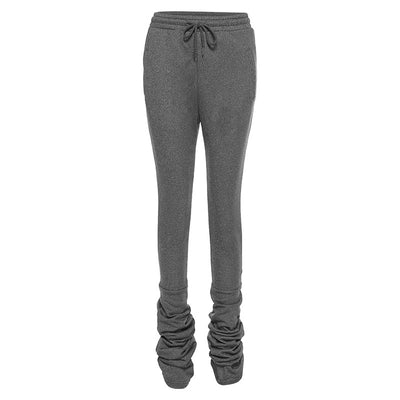 Fashion Street Style Stacked Sweatpants for Women Casual Drawstring Pants Spring Fall Long Stacke Y2k Trousers Harajuku Leggings