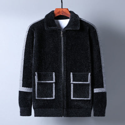 2021 Autumn Winter Mens Woolen Coat Thicken Wool Blends Jacket Coats High Quality Male Tops Casual Warm Trench Overcoats B555