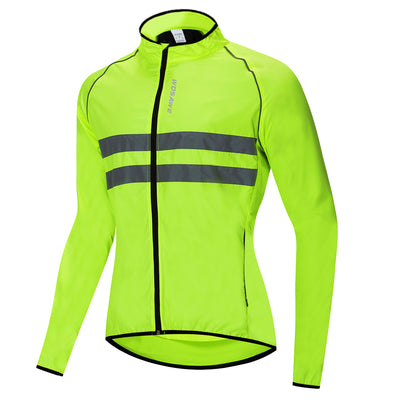 Running Jacket High Visibility MultiFunction Jersey Road MTB Bike Bicycle Windproof Quick Dry Rain Coat Windbreaker cycling
