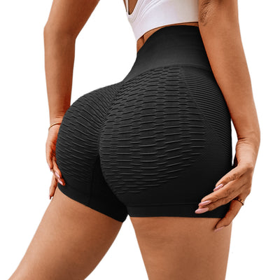 Women Seamless Sports Shorts Push Up Sports Yoga Pants High Waist Tight Hip Tight Running Shorts Sports Fitness Pants