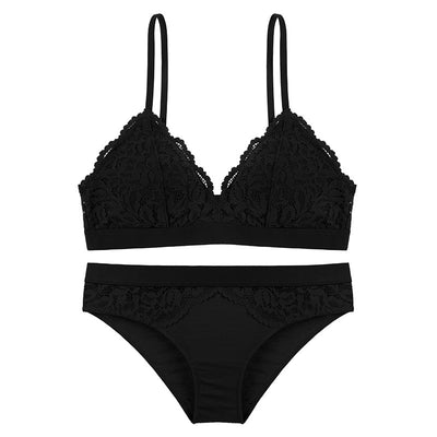bralette French Style without Lace Deep V Thin girl women sexy lingerie Bra without underwire underwear Women brassieres