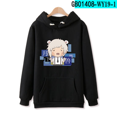 Hoodies Bungo Stray Dogs Hoodie Anime Cool Print Sweatshirt Tracksuit for Men and Women Streetwear Clothes