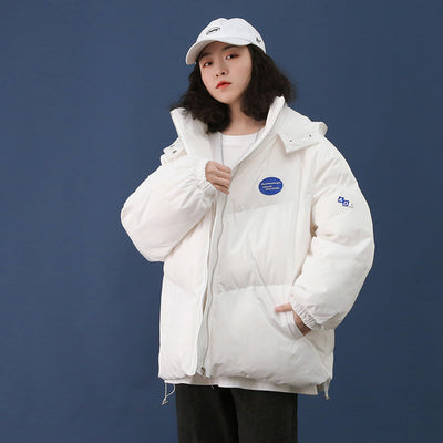 Women Oversized Puffer Jacket Winter Hooded Short Bubble Coat Female Loose Korean Fashion Warm Thick Parkas Ladies Outwear