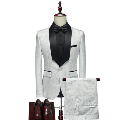 Custom Made Groom Wedding Dress Blazer Pants Business High-end Classic Dress Trousers SA04-54599