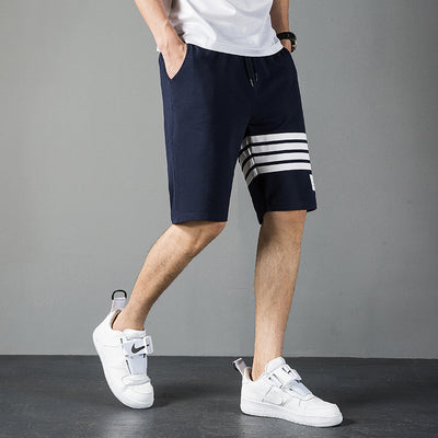 2023 Brand Summer Men&#39;s Casual Sweatpants Solid Shorts High Street Trousers Joggers Oversize High Quality Cotton Beach Pants 4XL