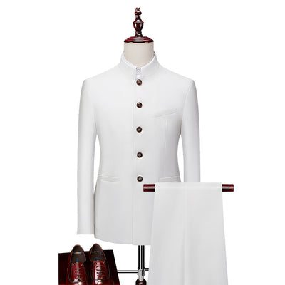 Custom Made Groom Wedding Dress Blazer Pants Business High-end Classic Dress Trousers SA04-61999