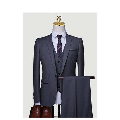 Custom Made Groom Wedding Dress Blazer Pants Business High-end Classic Dress Trousers ZHA05-62599