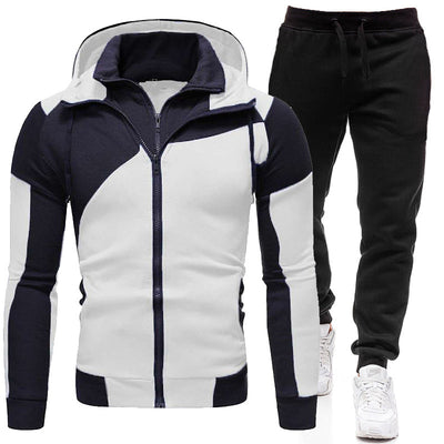 Winter Autumn Men&#39;s Fashion Sets Casual Streetwear Jackets Ourdoor Tracksuits Warm Coats and Trousers Two Piece Set Jogging Suit