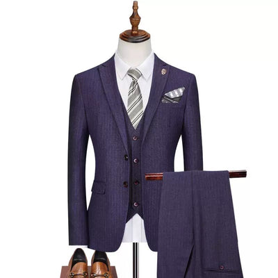 Custom Made Groom Wedding Dress Blazer Pants Business High-end Classic Dress Trousers ZHA05-69999