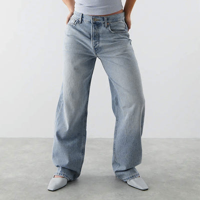 Pants for Women Jeans Work Jeans Women's Jeans Light Straight Leg Trousers Women Light Jean Jacket