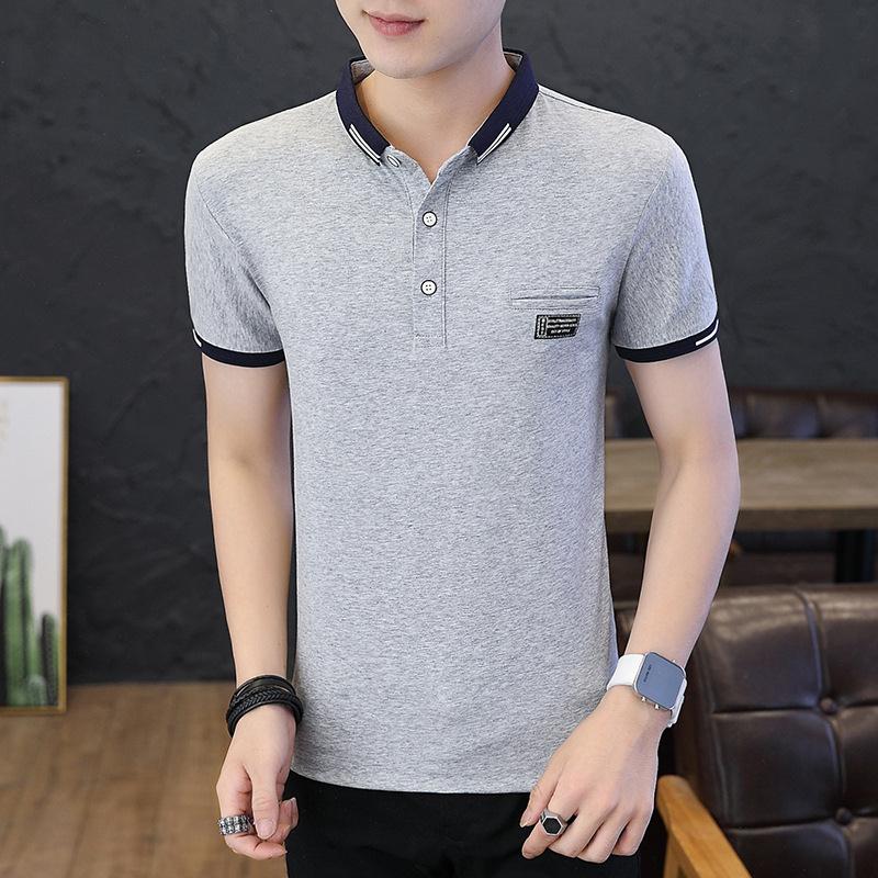 Short Sleeve Polo Shirts For Men Simplicity man Polos High Quality Designer Clothes classic T Shirts Fashion Men&#39;s Clothing 2022