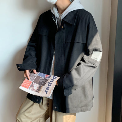 2021 Fall Jacket Men's Coat Japanese and Korean All-match Loose Casual Top