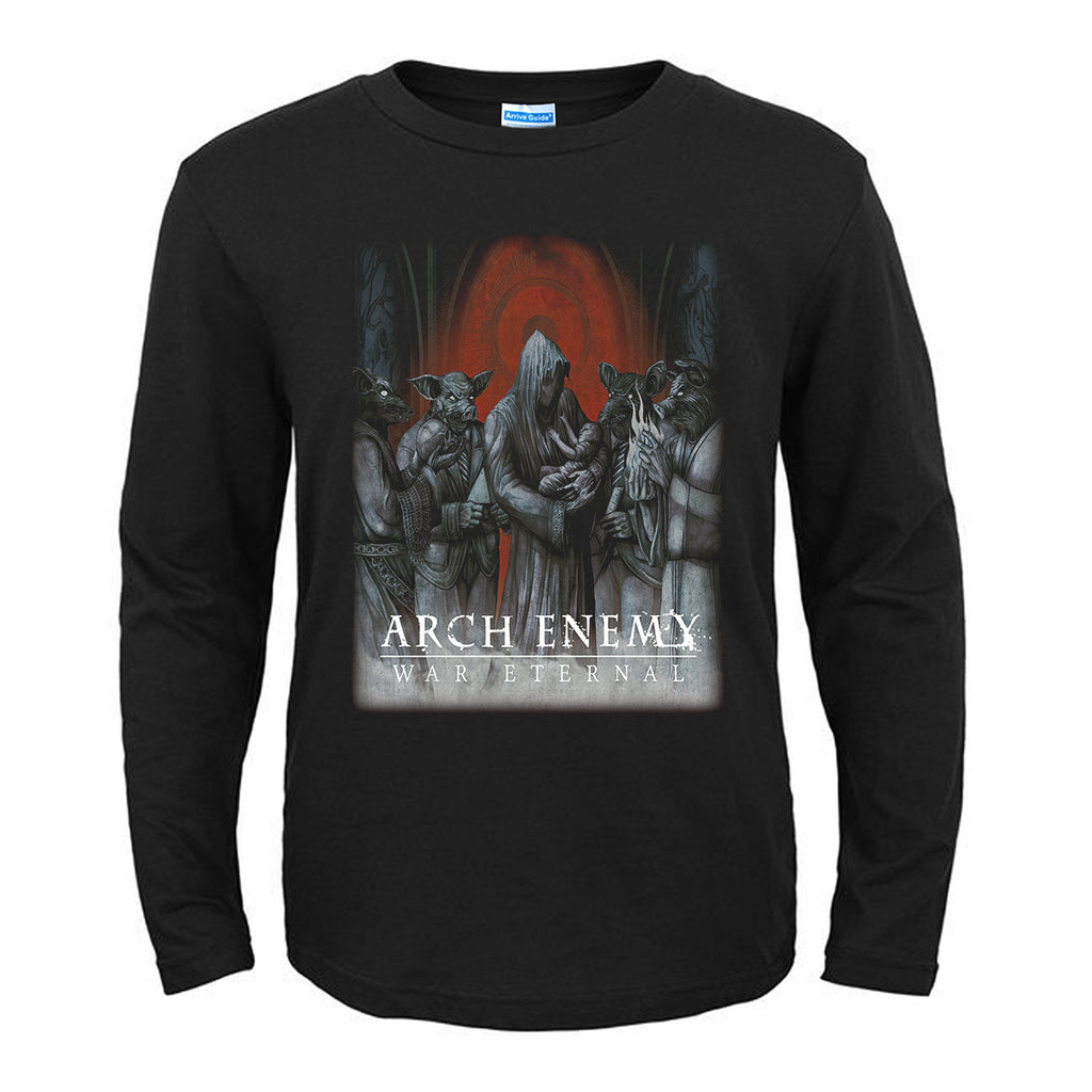 13 Designs Swedish Band Arch Enemy 3D Skull Knight Rock Brand Men Women Full Long Sleeve Shirt Heavy Metal Punk Illustration Tee
