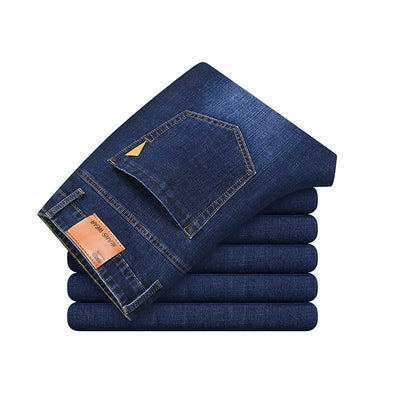2022 Spring and Autumn New Men&#39;s Classic Fashion Versatile Solid Color Stretch Jeans Men&#39;s Casual Slim High Quality Pants 28-40