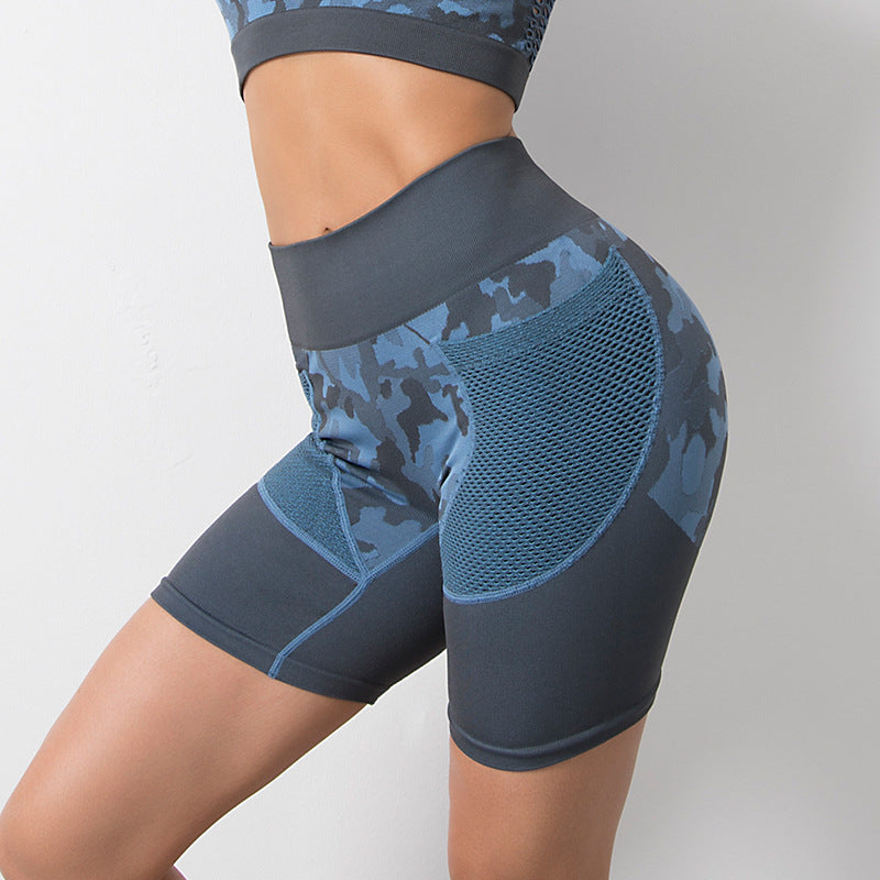 Women Gym Shorts High Waist Push Up Cycling Sport Leggings Phone Pockets For Femme Running Fitness Trainning Yoga Short Pants