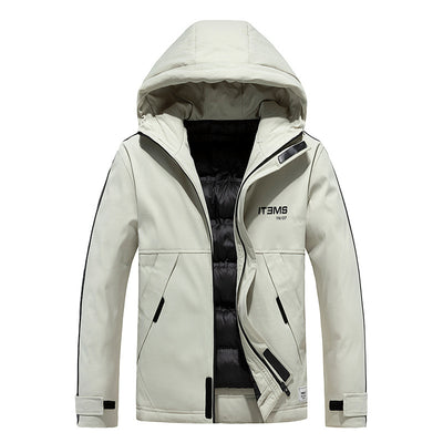 Winter Parkas Men Thick Padded Jackets Fashion Parka Hooded Jacket Coats Male Outdoor Outerwear Warm Jackets Plus Size 4XL