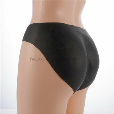 Silicone Padded Buttock Full Enhancer Body Shaper Sexy Panty Black Women