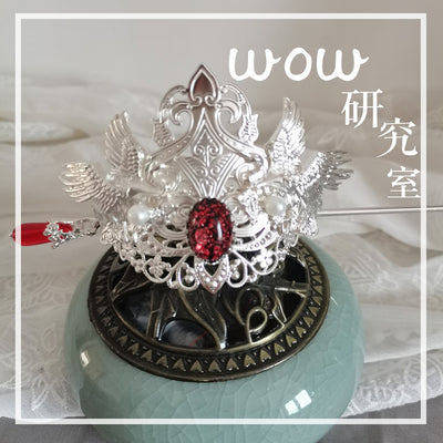 Scum Villain Self Saving System Shen Qingqiu Luo Binghe Cosplay Hair Crown Tiara