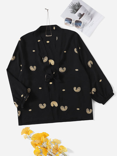 TOLEEN New Fashion Plus Size Women Large Coat 2022 Sping Solid Color Lady Outfits Causal Open Stitch Clothing With Bow Tie Belt