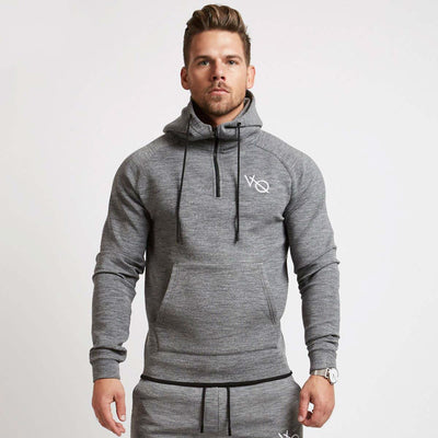 Running Jacket Men Hooded Hoodies Sportswear Outdoor Sport Jacket Mens Run Jogging Sweatshirt Slim Fit Pullover