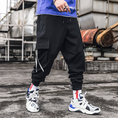 ZhuZunZhe 2021 Streetwear Pockets Jogger Pants Men Overalls Mens Hip Hop Summer Pants Male Ankel-lengthe Sweaptpants