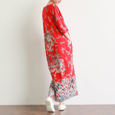 Robe Vintage Femme Summer Dress Woman 2021 New Cotton Long Chinese Dress Plus Size Summer Clothes Elegant Chinese Dresses 10147