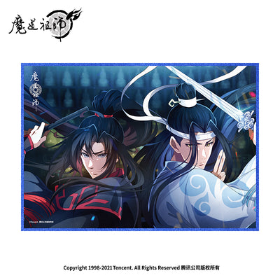Anime Grandmaster of Demonic Cultivation Wangji Wuxian MDZS DIY Colored Paper Sign Board Collection Souvenir Cosplay