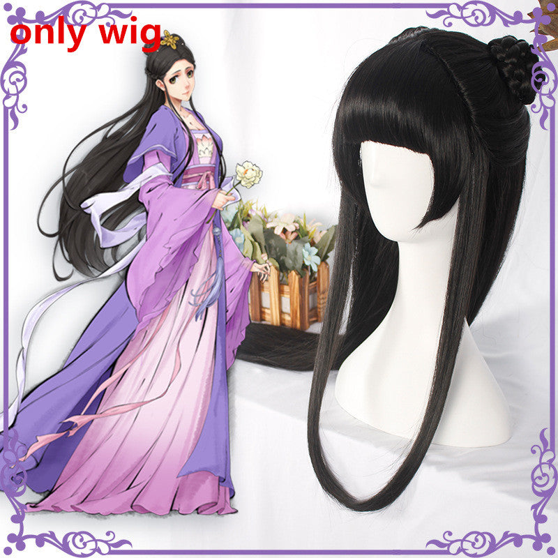 Anime Mo Dao Zu Shi Jiang YanLi Cosplay Costume Grandmaster of Demonic Cultivation Women Dresses Hanfu Shoes Wig Hair For Girls