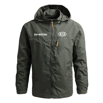 2022 KIA Motors Spring Autumn Men's Jackets Hoodies Coats Zipper Sweatshirt Male Sportswear Male Hooded Sport Top