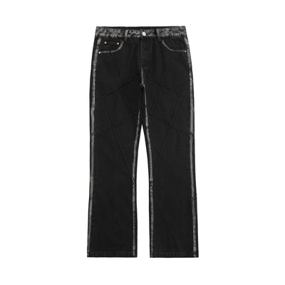 MADEEXTREME Pleated jeans men baggy jeans men clothing y2k pants streetwear pants for men cargo pants men