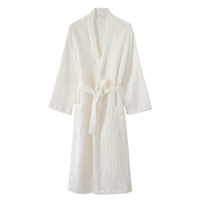 Flame Of Dream Cotton Double-layer Bathrobe Women's Bathrobe Home Clothes 221619