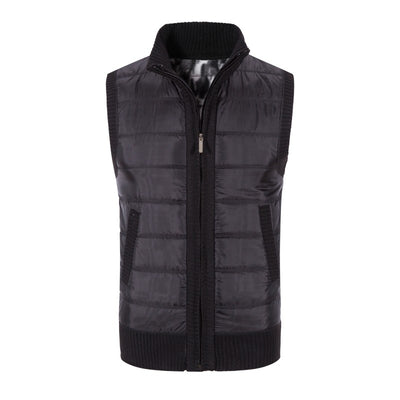 LEGIBLE New Solid Mens Sweaters Autumn Winter Warm Zipper Sweaters Vest Men Casual Knitwear Sweatercoat Male Colthes