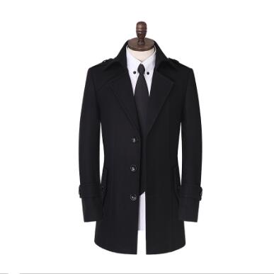 S~9XL! New Men's Clothing PLUS SIZE Korean winter young slim wool woolen single breasted warm coat lapel costumes