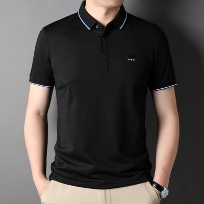 High-end designer's new fashion brand Polo shirt men's wear top quality Korean casual short-sleeved T-shirt men's wear in summer