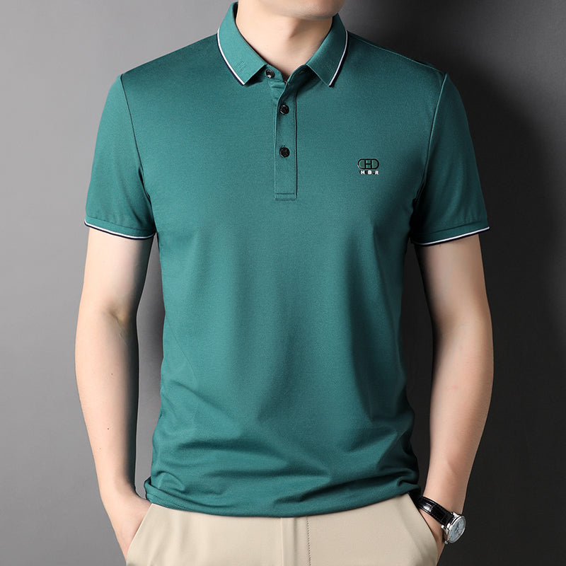 High-end designer&#39;s new fashion brand Polo shirt men&#39;s wear top quality Korean casual short-sleeved T-shirt men&#39;s wear in summer