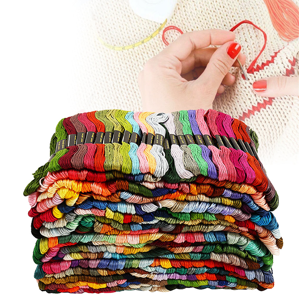 447 Colors Embroidery Floss Cross Stitch Kit Embroidery Thread Cross Stitch Cotton Embroidery Thread Floss Sewing Skeins Craft