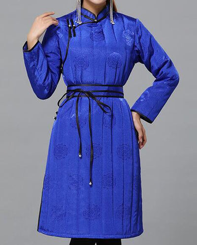 Winter Women&#39;s Wadded Jacket elegant Traditional Chinese Retro Ethnic Coat warm Outwear Female Thick Tang Suit Top