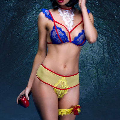 Women Erotic Sexy Cosplay Lace Lingerie Porno Babydoll Hollow Out Adult Game Roleplay Maid Outfit For Sex Underwear Sexy Costume