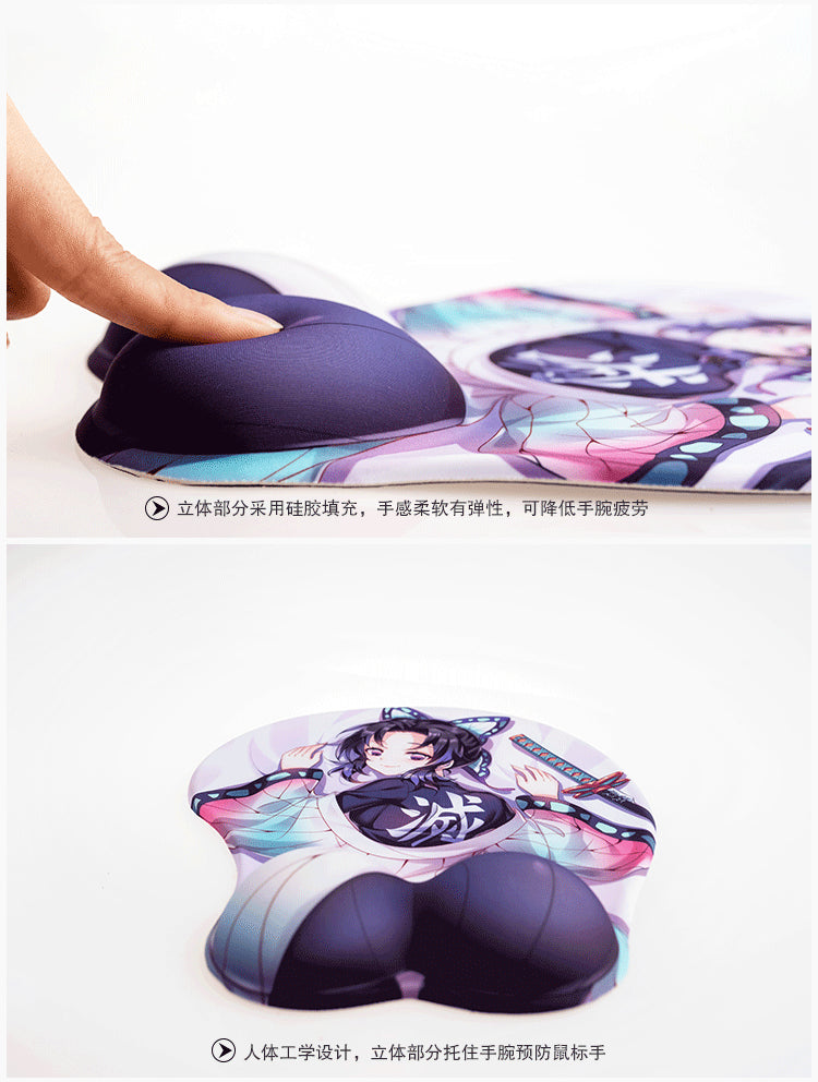 Sakurajima Mai Seishun Buta Yarou  Girl 3D Anime Mouse Pad Cartoon Mousepad Silicone Hand Wrist Rest Gaming Mouse Mat Gift