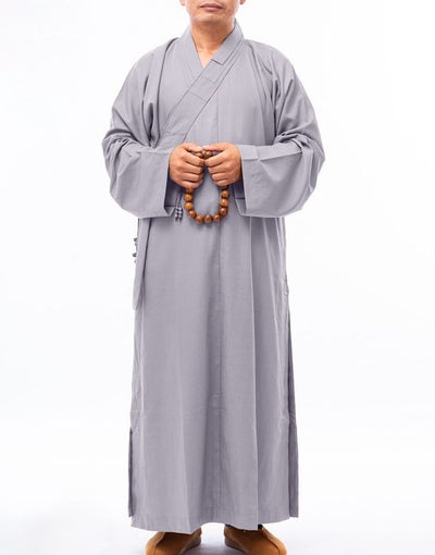 Unisex high quality Spring&amp;Summer Buddhist zen lay robe shaolin monk  suits buddha uniforms meditation clothing
