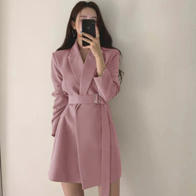 Blazer women net red 2022 spring suit women's blouse chic black Korean version British style casual women