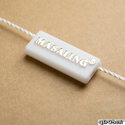 DH19001 Higt quality PVC hang tag string in apparel,hang tag strings cord for garment,stringing price hangtag or seal tag