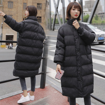 2021 Sale New Arrival Polyester No Slim Bow Winter Clothes Cotton Woman Pregnant Bread Serve Cotton-padded Loose Easy Jacket