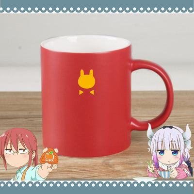 Anime Miss Kobayashi&#39;s Dragon Maid Tohru KannaKamui Ceramic Mug Cup Coffee Water Cup Fashion Drinking Cup Student Cosplay Gift