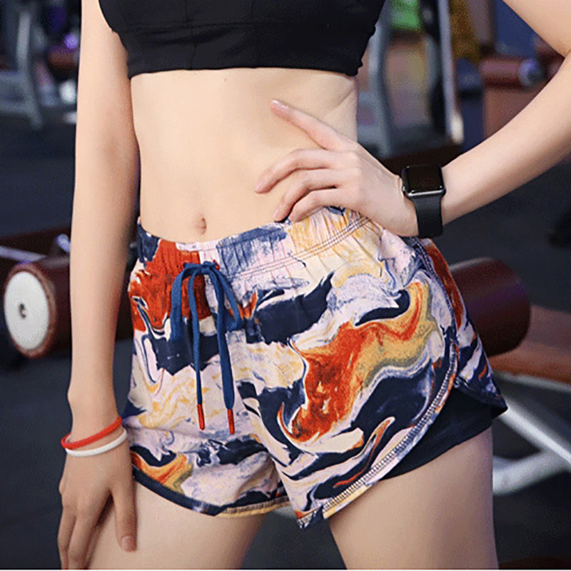 Sexy Yoga Shorts Women Fitness Gym Shorts Women Breathable Anti-going Running Loose Sports Shorts For Women Workout Yoga Shorts