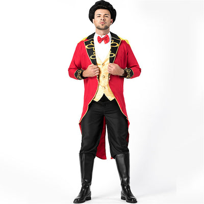 Cosplay adult men magician uniform stage costume magician gentleman prince costume for Halloween carnival game costume