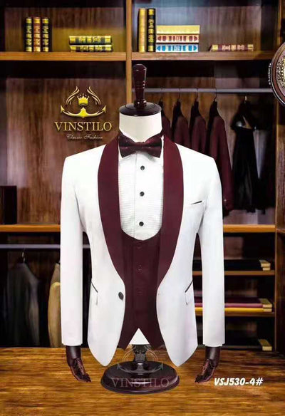 Men Suit Wedding Suits Slim Fit Tuxedo Groom Groomsman Best Man Terno Masculino Slim Fit Jacket Pant Vest Mens Suits with Pants